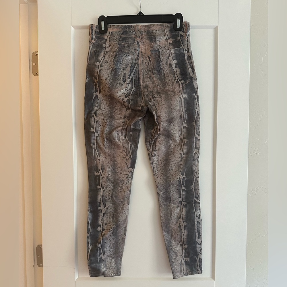 L’agence Margot High Rise Skinny Snake Skin Pants - Picture 7 of 12